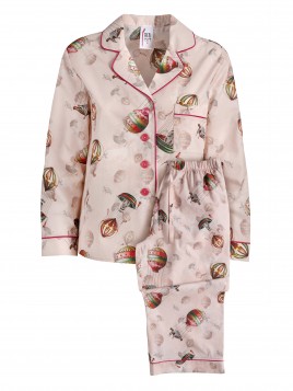 Pigiama lungo 7/8 in cotone...